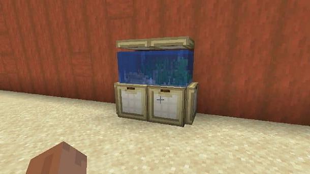 Cómo hacer un acuario en Minecraft