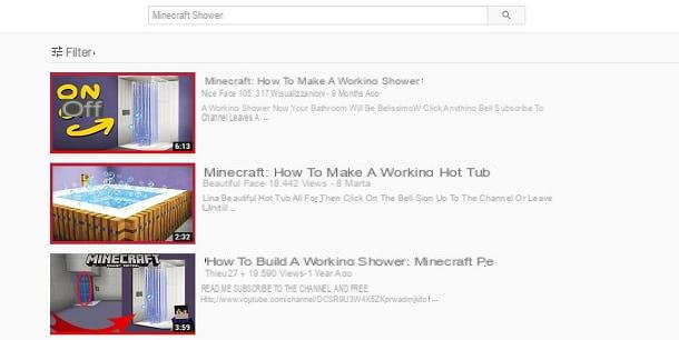 Come fare una doccia su Minecraft