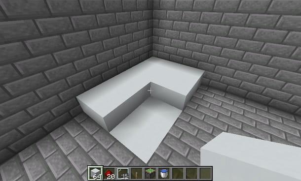 How to take a shower in Minecraft