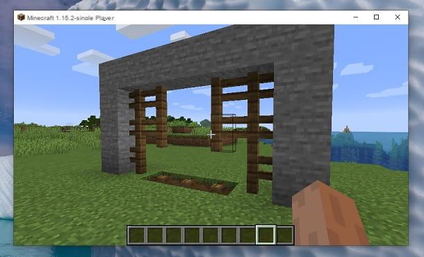 Cómo hacer una puerta en Minecraft