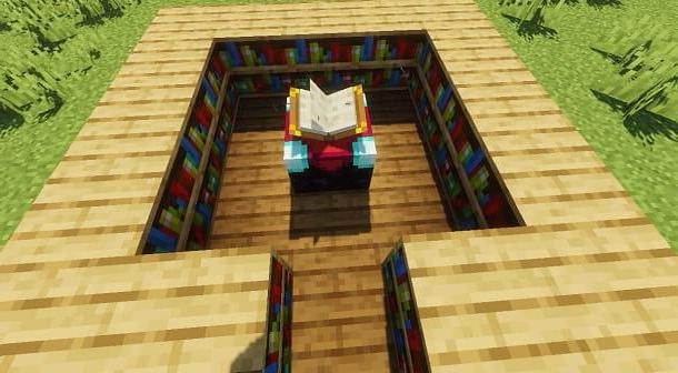 Comment faire une bibliothèque dans Minecraft