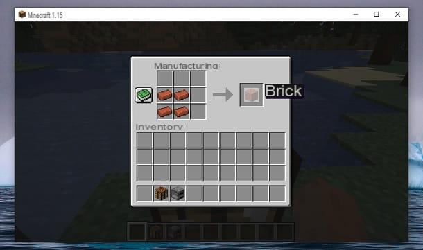 Cómo hacer ladrillos en Minecraft