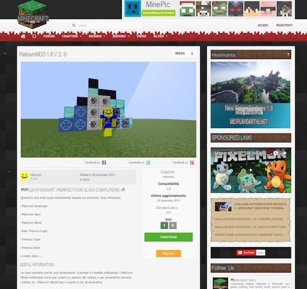 How to download mods on Minecraft
