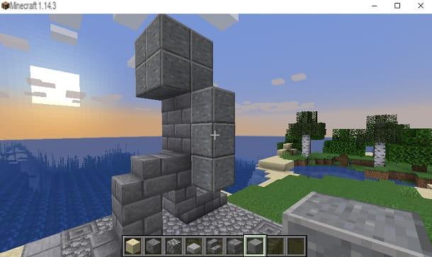 Comment faire une statue dans Minecraft