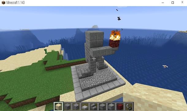 Como fazer uma estátua no Minecraft