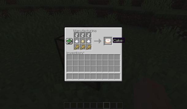 How to make a cake in Minecraft