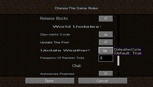 How to change the weather in Minecraft