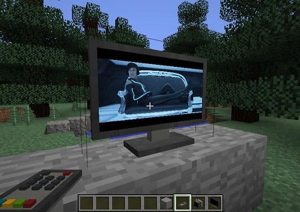 Comment faire une télé sur Minecraft