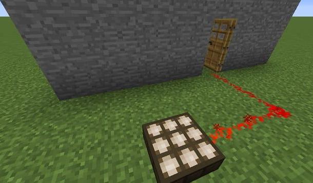 How to make an automatic door in Minecraft
