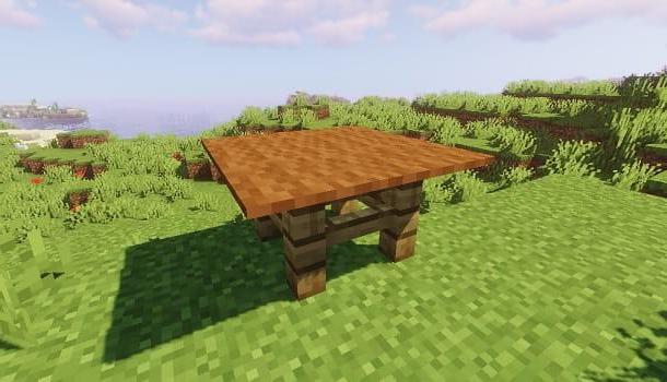 Come fare un tavolo su Minecraft