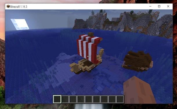 Comment faire un bateau dans Minecraft