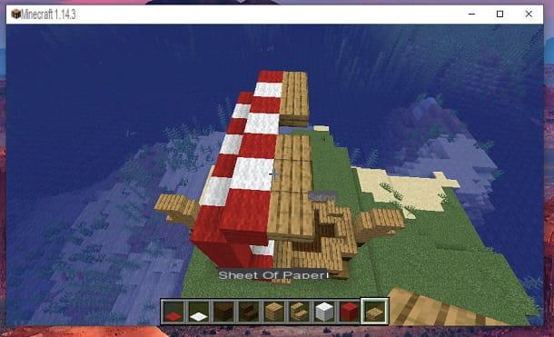 Como fazer um barco no Minecraft