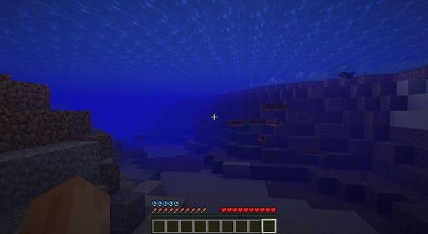 How to swim in Minecraft