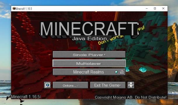 Comment débloquer dans Minecraft
