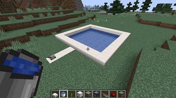 Como fazer um pool automático no Minecraft