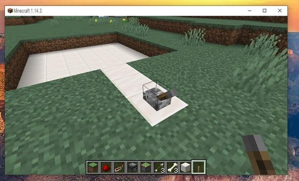 How to make an automatic pool in Minecraft