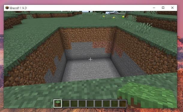 How to make an automatic pool in Minecraft