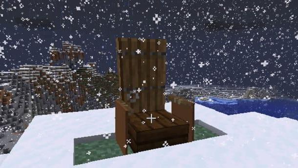 Cómo hacer una silla en Minecraft