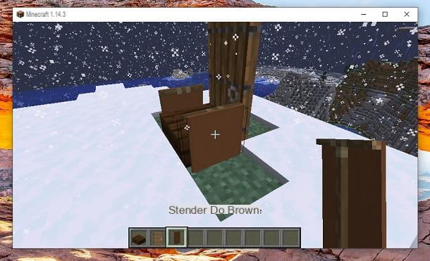 How to make a chair in Minecraft