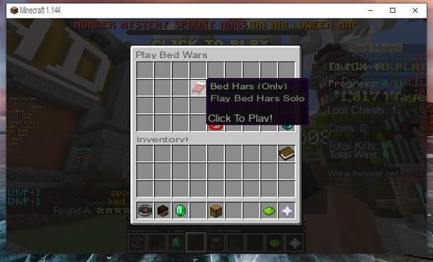 How to play BedWars on Minecraft PC