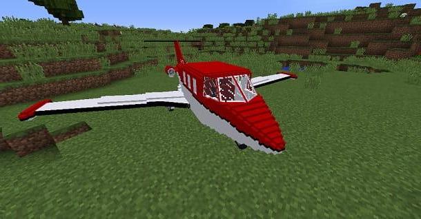 Cómo hacer un avión en Minecraft
