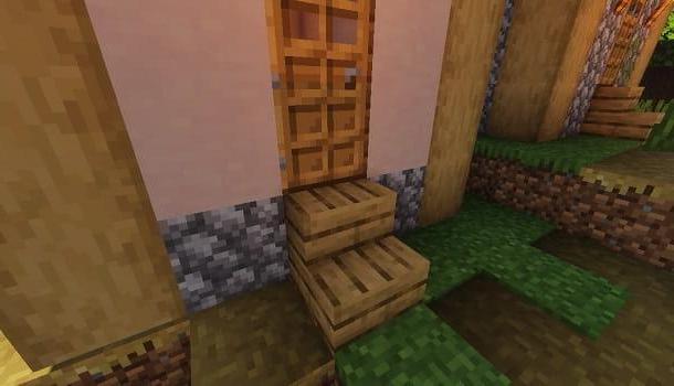 How to do stairs in Minecraft