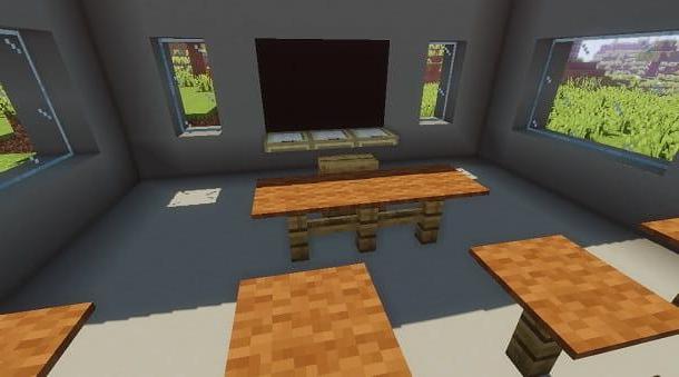 Como construir uma escola no Minecraft