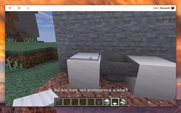 Come fare un bagno su Minecraft