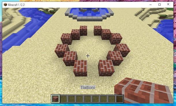 Come fare una fontana in Minecraft