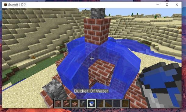 How to make a fountain in Minecraft