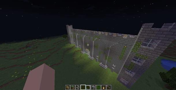 Comment faire des murs dans Minecraft
