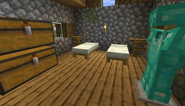 Como fazer um quarto no Minecraft