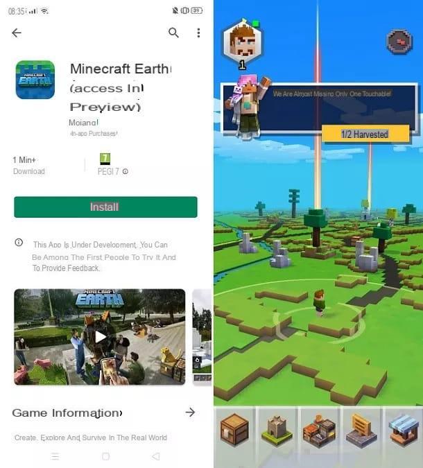Come scaricare Minecraft Earth
