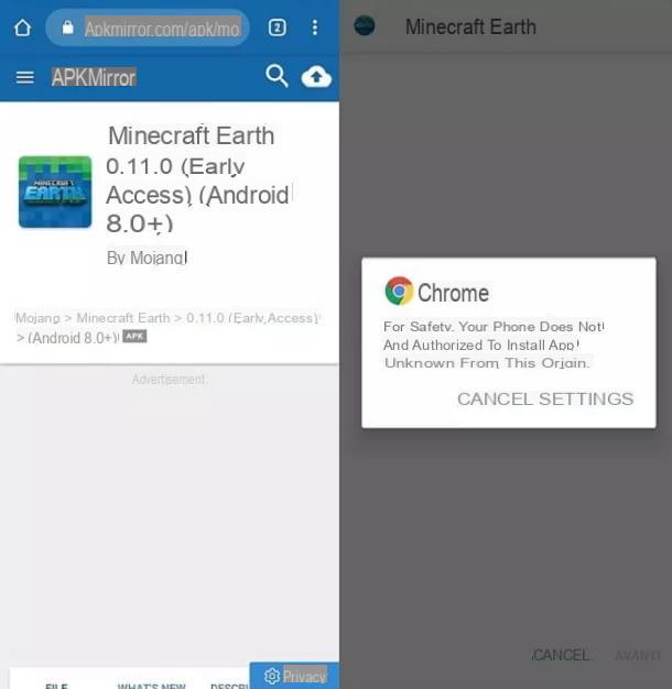 Cómo descargar Minecraft Earth