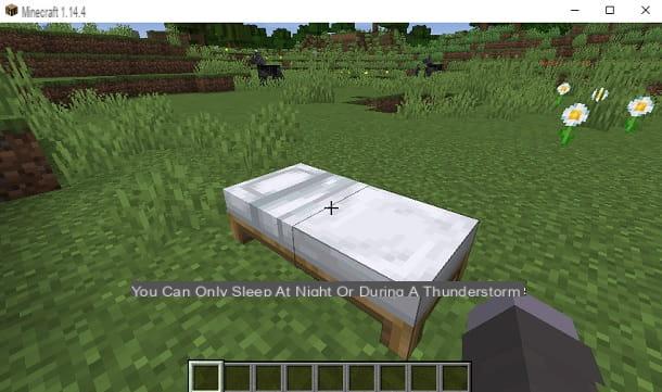 How to lie down on Minecraft