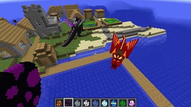 Come fare un drago su Minecraft