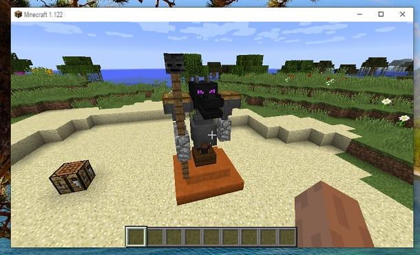 How to make a dragon in Minecraft