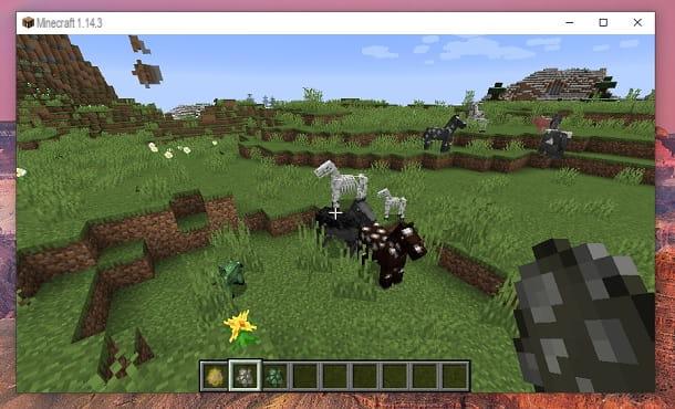 Comment monter à cheval dans Minecraft