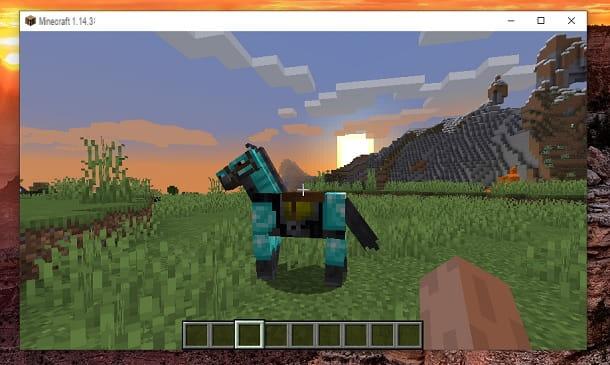 Como andar a cavalo no Minecraft