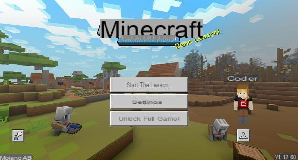Venha instalar o Minecraft Education Edition