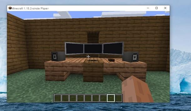 Cómo hacer una estación de juegos en Minecraft