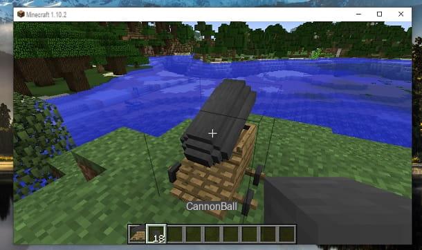 Cómo hacer un cañón TNT en Minecraft