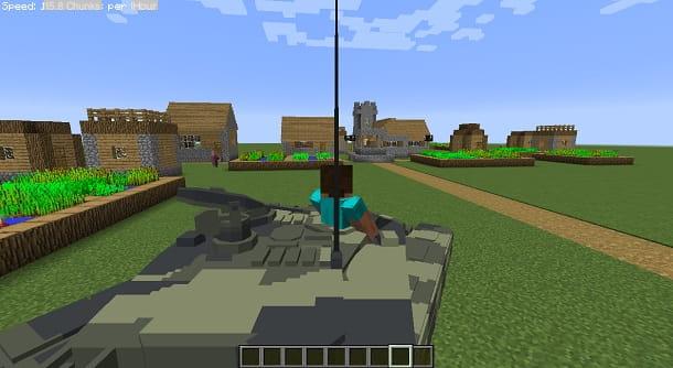 Come costruire un carro armato in Minecraft