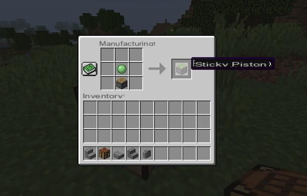 How to make a piston in Minecraft