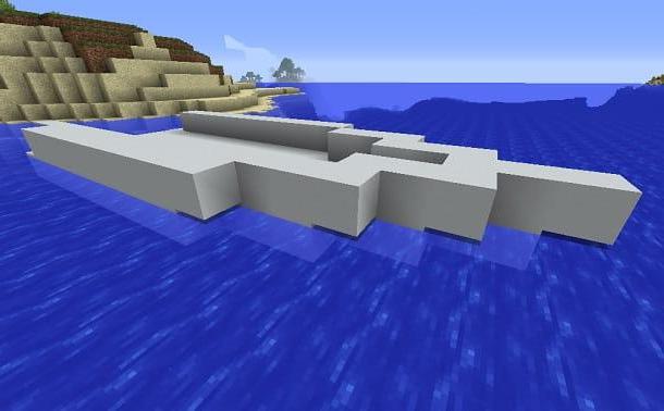 Cómo construir un yate en Minecraft