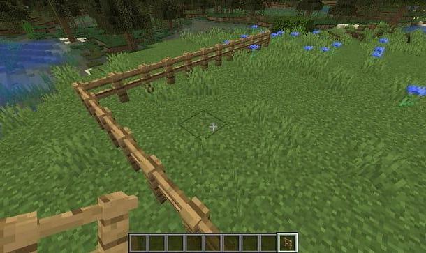 Comment faire des clôtures dans Minecraft