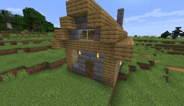 How to make a medieval house in Minecraft